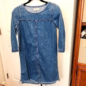 Madewell Blue Denim Dress XXS